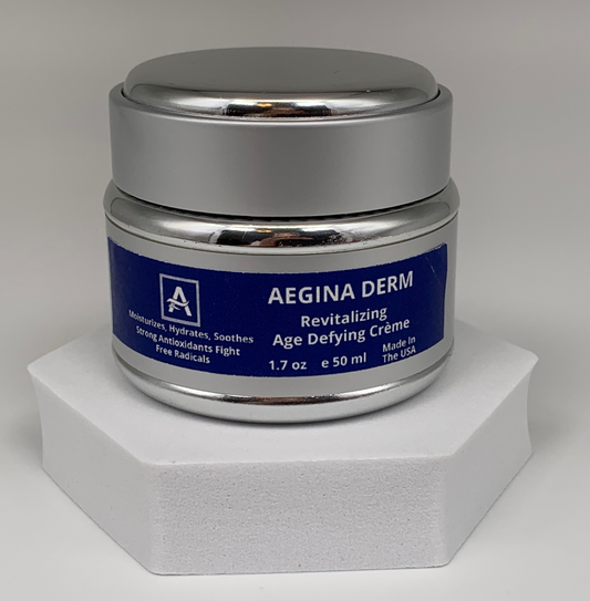 AEGINA DERM® - Luxurious, Anti-Aging, Night Face Crème Moisturizer